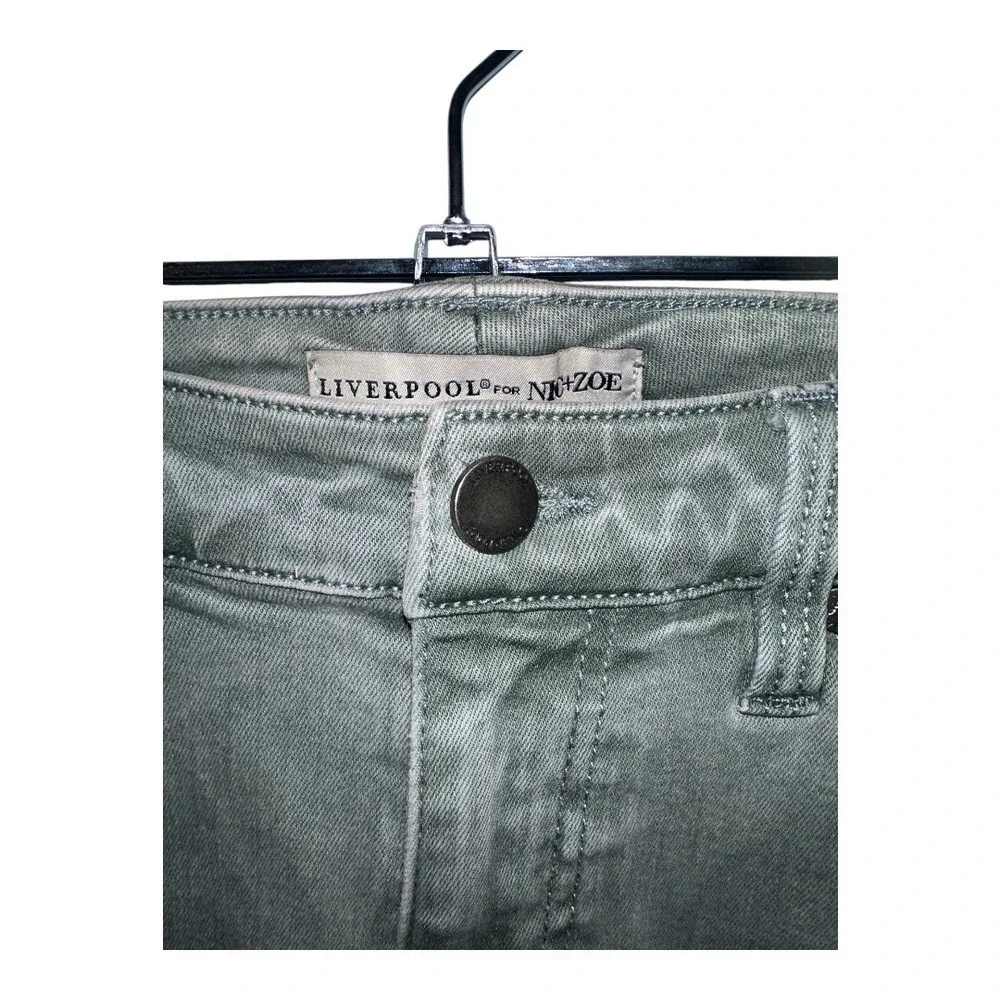 Liverpool for Nic + Zoe‎ Olivewood Skinny Jeans, Size 4
